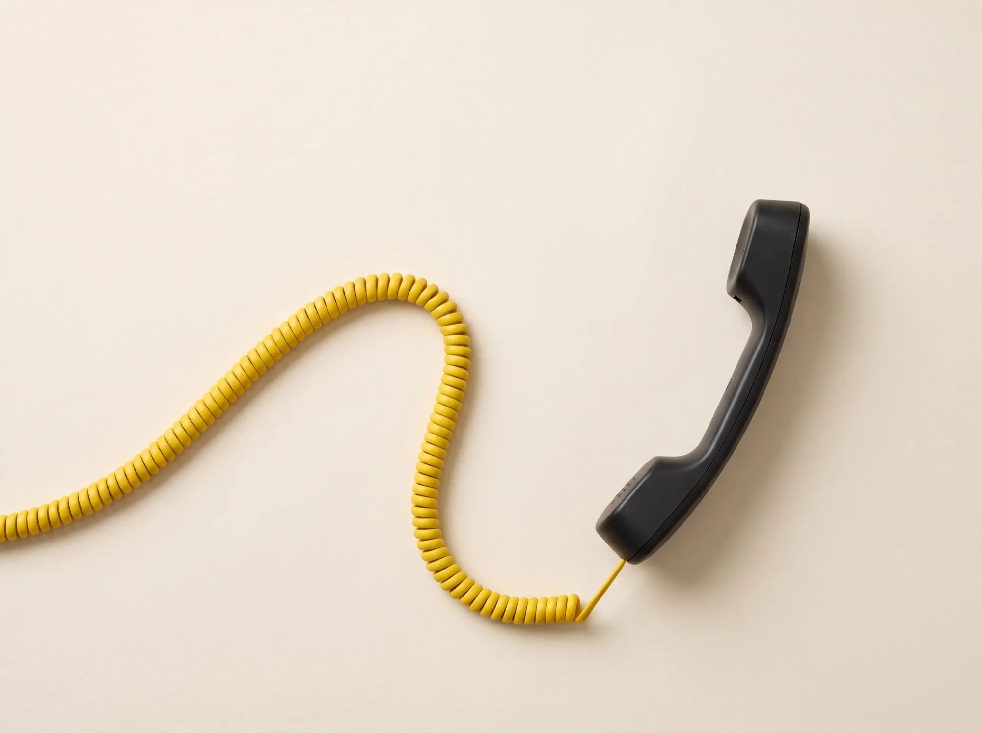 A telephone handset, every Tallahassee, FL call answered