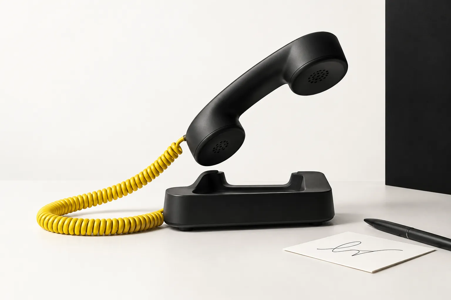 A telephone handset, every Jacksonville, FL call answered